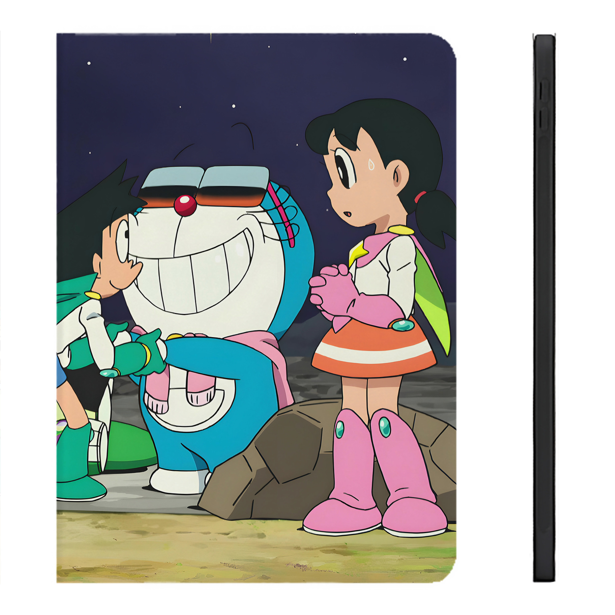 （画像用） ドラえもん Doraemon IPadケース ペンホルダー付き ブックスタイルデザイン
